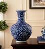 Decadent Blue Porcelain Vase