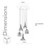 Decanterlight Five Light Chandelier