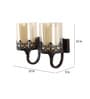 Antz Black Metal Wall Sconces