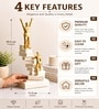 Black & Golden Resin Staircase Decorative Object