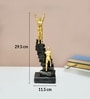 Black & Golden Resin Staircase Decorative Object