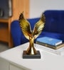 Black & Golden Ceramic Eagle Figurine