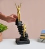 Black & Golden Resin Staircase Decorative Object