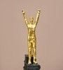 Black & Golden Resin Staircase Decorative Object