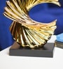 Black & Golden Ceramic Decorative Object