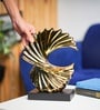 Black & Golden Ceramic Decorative Object