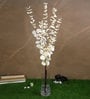 White Velvet Velvet Eucalyptus Artificial Flowers