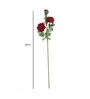 Maroon Velvet Rose Artificial Flower s Pack of 2