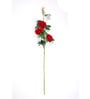 Red Velvet Rose Artificial Flower Pack of 2