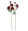 Maroon Velvet Rose Artificial Flower s Pack of 2