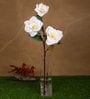 White Polyurethane Magnolia Artificial Flower