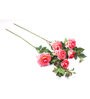 Peach Velvet Rose Artificial Flower Pack of 2