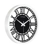 White Plastic Decorative Modern Wall Clock