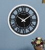 White Plastic Decorative Modern Wall Clock
