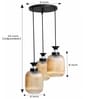 Decorative 3-Light Cluster Hanging Light