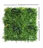 Decorative 40 X 40 Inch Green Polyvinyl Chloride Artificial Grass