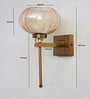 Decorative Amber Kharbuja Wall Sconce