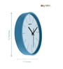 Oliver Blue ABS Plastic Wall Clock