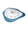 Adrian Blue Engineered Wood Wall Clock