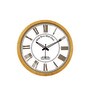 Bennett Cream Engineered Wood Wall Clock