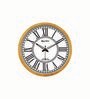 Christopher Cream Engineered Wood Wall Clock