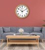 Nathan Cream Engineered Wood Wall Clock