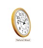 Lincoln Cream Engineered Wood Wall Clock