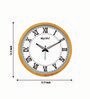 Charles Cream Engineered Wood Wall Clock