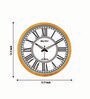 Christopher Cream Engineered Wood Wall Clock