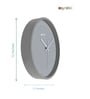 Owen Grey ABS Plastic Wall Clock