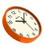 Liam Orange ABS Plastic Wall Clock