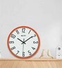 Theodore Orange ABS Plastic Wall Clock