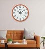 Theodore Orange ABS Plastic Wall Clock
