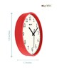 James Pink ABS Plastic Wall Clock