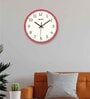 James Pink ABS Plastic Wall Clock