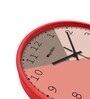 Luca Red ABS Plastic Wall Clock
