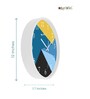 Aiden White ABS Plastic Wall Clock
