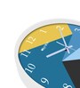 Aiden White ABS Plastic Wall Clock