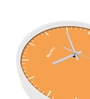Sebastian White ABS Plastic Wall Clock