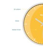 Levi White ABS Plastic Wall Clock
