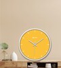 Levi White ABS Plastic Wall Clock