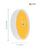 Levi White ABS Plastic Wall Clock
