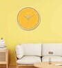 Levi White ABS Plastic Wall Clock