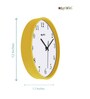 Alexander Yellow ABS Plastic Wall Clock
