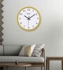 Alexander Yellow ABS Plastic Wall Clock