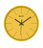 William Yellow ABS Plastic Wall Clock