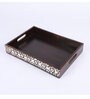 Decorative and hand crafted wooden serving trays for tea / coffee / drinks
