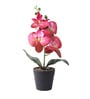 Maroon Decorative Artificial Flower Pot