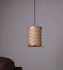 Decorative Bamboo Pendant Hanging Light (Beige)