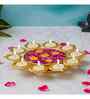 Decorative Beautiful Handcrafted Urli for Floating Flowers and Tea Light Candles Decorative Showpiece